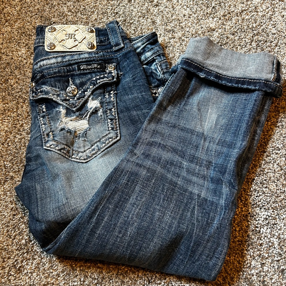 Miss Me Women's Dark Blue Boot Cut Jeans